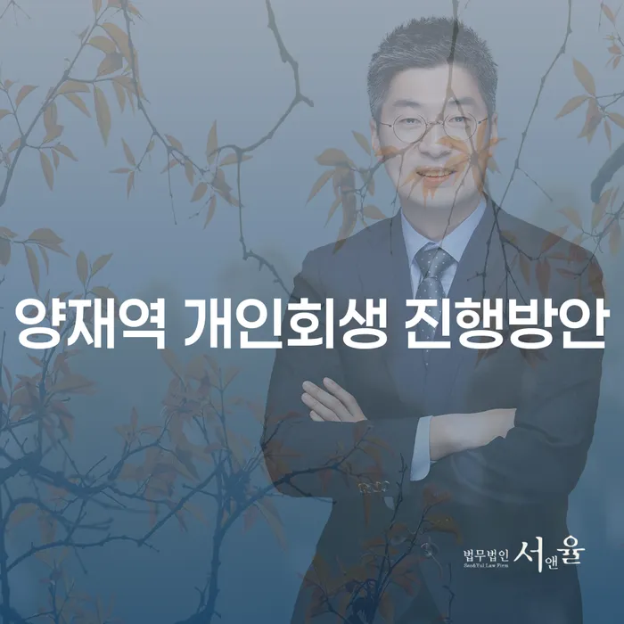양재역 개인회생 진행방안