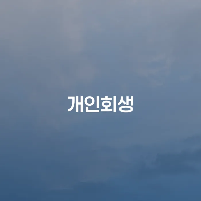 개인회생을 통한 채무 해결, 당신에게 적합한 선택일까요?