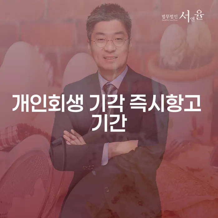 개인회생 기각 즉시항고 기간, 어떻게 활용해야 할까요?